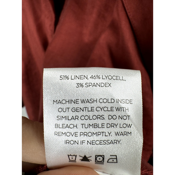 Level 99 Linen Blend Modern Minimalist Office Career Wear Academia Blazer M - Picture 4 of 7